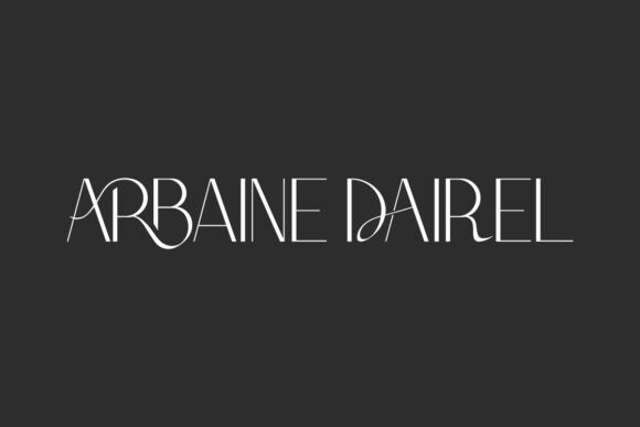 Arbaine Dairel Font for Elegant Design