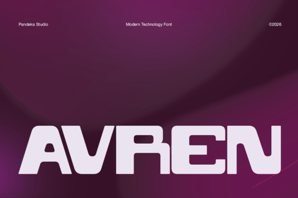Avren: A Bold Display Font for Modern Design