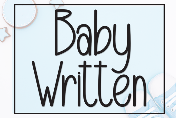 Baby Written Font for Creative Design
