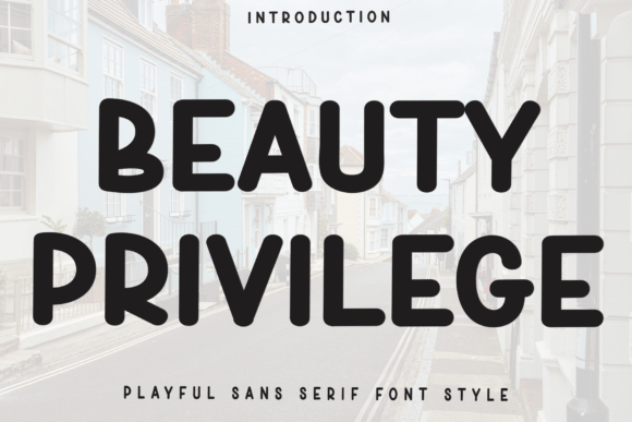 Beauty Privilege Font for Business Branding