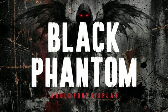 Black Phantom Font for Bold Design
