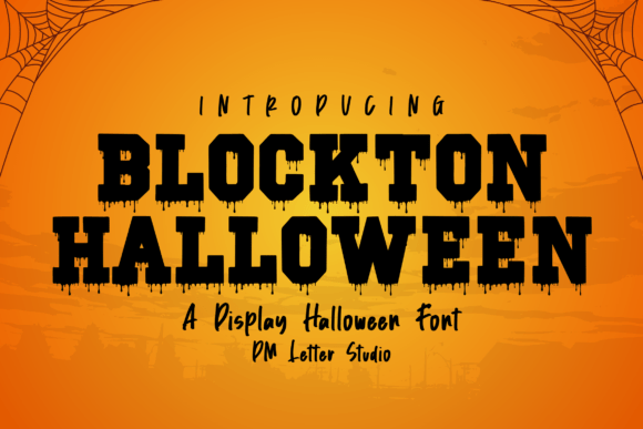 Blockton Halloween Font Review