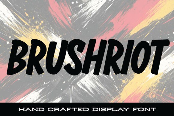 Brushriot: A Bold Display Font