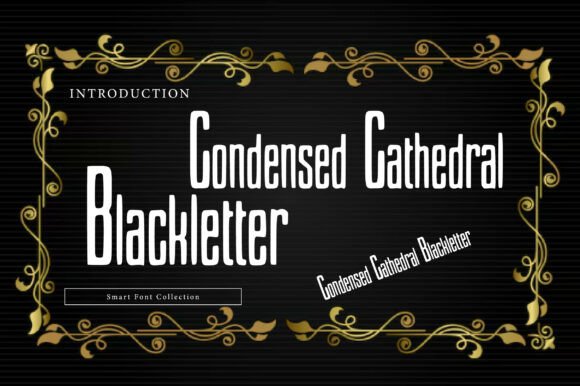 Condensed Cathedral Font for Web Design