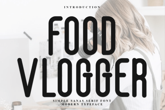 Food Vlogger Font for Creative Projects