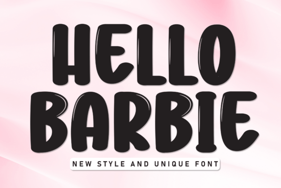 Hello Barbie Font for Web Design