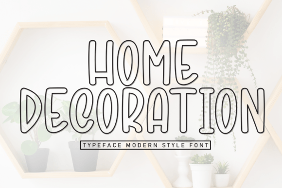 Home Decoration Font