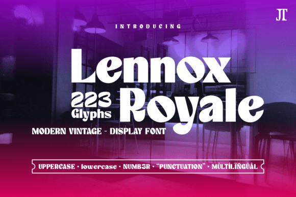 Lennox Royale Font for Bold Branding