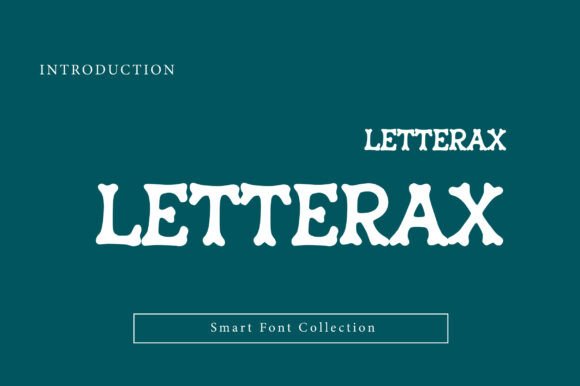 Letterax: A Bold Display Font for Creative Projects