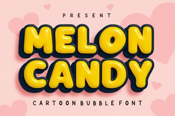 Melon Candy Font for Creative Design