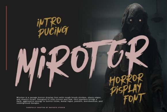 Miroter Font: Bold, Unsettling, and Effective