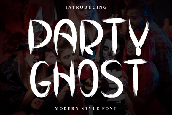 Party Ghost Font for Creative Brands
