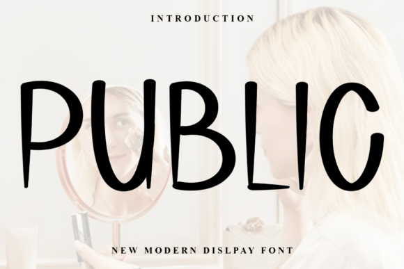 Public Font for Editorial Design