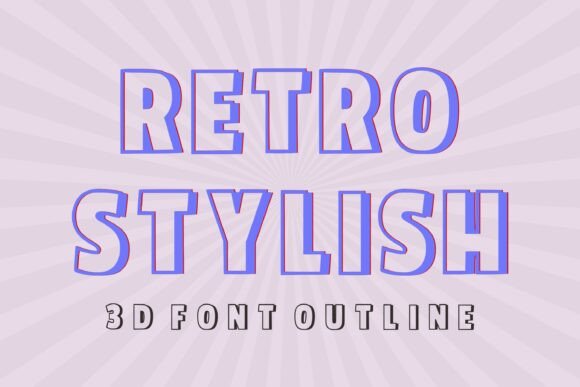 Retro Stylish Font for Business Branding