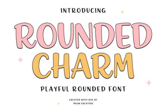 Rounded Charm Font for Creative Makers