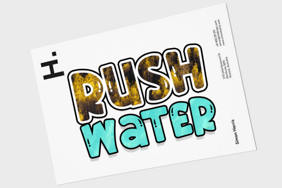 Rush Water Font Review