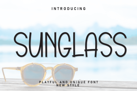 Sunglass Font for Web Design